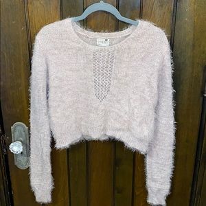 LA Hearts Fuzzy Knit Sweater Medium